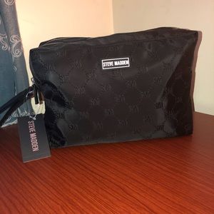 Steve Madden Embossed Zip Cosmetic Bag